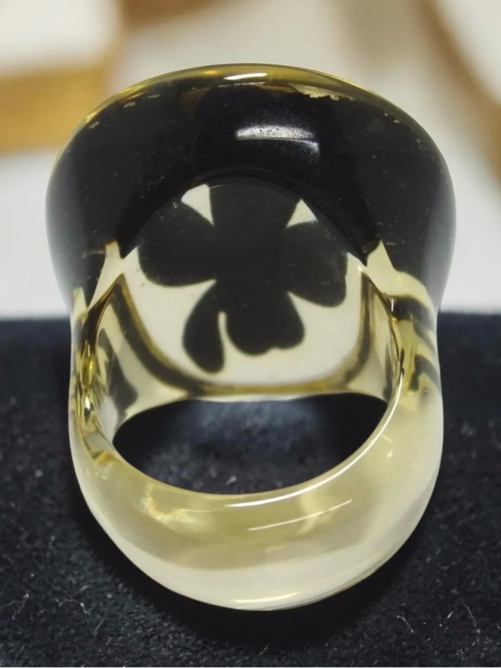 CHANEL Coco Mark Plastic Ring 😍❤️ - Picture 5 of 14